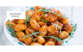 Gnocchi frais & sauce tomate  Pour 2/3 personnes