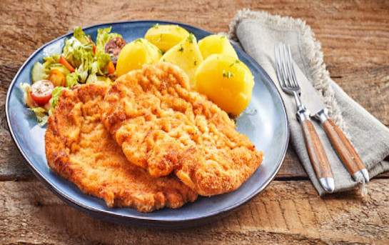 Paillard de veau pané Pour 2 Personnes