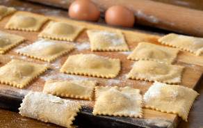 Raviolis frais, fait maison au boeuf Suisse